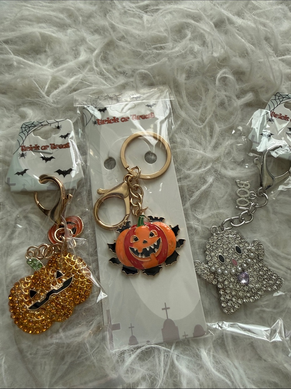 Set of 3 Halloween Keychains